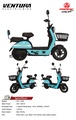 Sepeda Listrik Pacific Ventura 17-19 inci - Hitam, Putih, Merah - Lithium-ion 500Wh