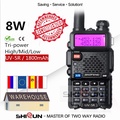 Baofeng UV-5R Radio Handheld Hitam 128 Stesen FM, Bateri Li-ion 7.4V, Berat 250g