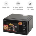 Lò vi sóng có nướng Sharp R-G251TV-BK 25 lít, màu Đen