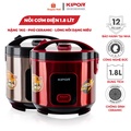 Nồi cơm điện KIPOR KP-N55918 - Dung tích 1.8L, lòng nồi niêu chống dính Ceramic dày 3mm