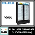 Elba EHSC-E1080TW(BK) 1000L Peti Sejuk Pameran Dua Pintu Kaca Hitam