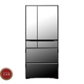 Hitachi R-WX670KM K Series 722L 6-Door Refrigerator Crystal Black / Crystal Mirror