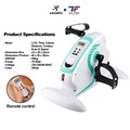 CHAMPS Mini Exercise Bike - Sepeda Statis Portable Terapi Kaki dan Tangan