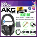 AKG K371-BT Headset Bluetooth Over-ear Hitam 50mm Titanium-Coated Driver