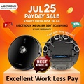 Liectroux X6 Robot Vacuum Cleaner - 6500Pa Suction, 3kg, Hitam, 230sqm Coverage Area