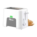 Oxone OX-111 Eco Bread Toaster - 2 Slot, Putih, 500W, Stainless Steel