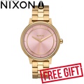 Nixon Kensington A1081045 Jam Tangan Wanita Analog 35mm Rose Gold/Olive Sunray