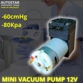 cw 12V Pompa Vacuum Kompresor Udara Elektrik Micro Mini DC 12V Tekanan Tinggi 9LPM