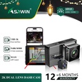 Asawin A12 WIFI Dash Cam ADAS 3 Inci 2K Depan dan Belakang dengan Penglihatan Malam