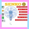 Quạt treo tường Senko TC1626 - 3 cánh, công suất 47W, màu Kem Cốm, Kem Môn, Xám Đồng, Kem Nâu, Xanh Ngọc