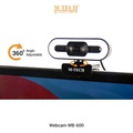Webcam Mtech WB600 1080P Full HD Ring Light Built-in Mic