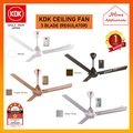 KDK K12W0 Junior 48" Ceiling Fan (Copper Brown)