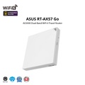 ASUS RT-AX57 Go เราเตอร์ท่องเที่ยว AX3000 Dual Band WiFi 6 สีขาว