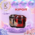 Nồi cơm điện KIPOR KP-N1512 - 1.2L, Lớp chống dính TEFLON 5 lớp, Màu Đỏ