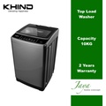 Pemanggang Roti Khind WM-100 - Putih, 2 Permukaan Memasak Non-Stick, Kontrol Suhu & Timer 10 Minit