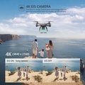 Holy Stone HS700E Drone 4K UHD, GPS Quadcopter dengan Kamera EIS Anti-Shake 130°FOV