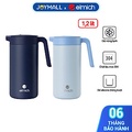 Bình Giữ Nhiệt Gia Đình Inox 304 Elmich EL8343 Dung Tích 1.2L, Có Lưới Lọc Trà, Mở Nắp Một Chạm