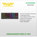 Armaggeddon MKA-2C Neo - Keyboard Mekanikal Gaming