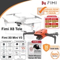 FIMI X8 TELE Drone Kamera 4K 48MP dengan Gimbal 3-Axis