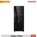 Sanken SK-G236AH-BK Kulkas