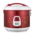 Cuckoo CR-1713 3.0L Rice Cooker - Putih Merah, Kapasiti Besar untuk Keluarga