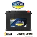 Otopower DIN60 Bateri Kereta - 60Ah, 540A, Jenis Maintenance-Free