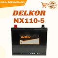 Aki Mobil Delkor NX110-5R 70Ah Baterai Kering Calcium Korea Selatan