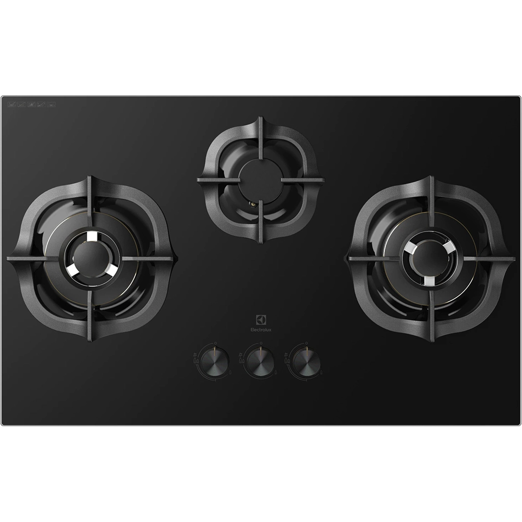 Bếp ga âm Electrolux EHG8321BC - 80cm, màu đen, 3 đầu đốt tiết kiệm gas