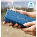 Anker SoundCore 2 Speaker Bluetooth IPX7 Tahan Air, Hitam/Biru