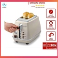 Máy nướng bánh mì DeLonghi CTOV2103.BG - 2 khe, thép không gỉ, 900W, Italy