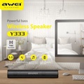 AWEI Y333 TWS雙喇叭藍牙無線音箱 黑色 便攜藍牙喇叭