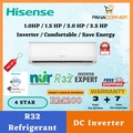 Hisense AI10KAGS 1.0HP Inverter Air Conditioner - Penyejuk Udara Rumah Kediaman