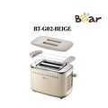 Bear BT-G02 Toaster 2 Slices - Stainless Steel, Beige, 730W