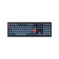 Keychron V6 Max คีย์บอร์ดไร้สายขนาดเต็ม 104 ปุ่ม สีดำ QWERTY (Zhuyin) รองรับ Bluetooth และ USB-C