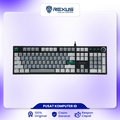 Rexus Heroic KX5 Keyboard Gaming Mekanik Full Size Grey Black, Red Switch