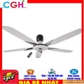 Quạt trần Vinawind QT-1500X 5 cánh, điều khiển từ xa, màu ghi, kích thước 1500x490mm