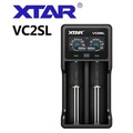 XTAR VC2SL Charger Baterai 2 Slot Li-ion NiMH LCD USB-C Power Bank