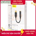 Baseus L54 - Adapter Chuyển Type C sang 3.5mm, Hợp Kim Nhôm + TPE, Đen, Xám