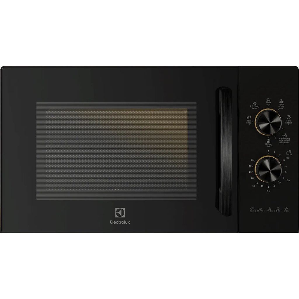 Lò vi sóng có nướng Electrolux EMG23K22B 23 lít, màu Đen