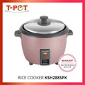 Sharp KSH288SPK 2.8L Rice Cooker - Warna Pink, Kapasiti Besar untuk Keluarga