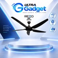 Kipas Siling Rezo MY56AC 56" Hitam Matte 5 Blade AC Motor dengan Kawalan Jauh