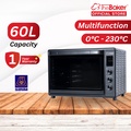 The Baker ESM-60DG Oven Elektrik 60L Hitam dengan Sistem Konveksi dan Pengaturan Digital