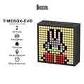 Loa Bluetooth Divoom Timebox-Evo 6W, Màn Hình LED 256 Full RGB, Đồng Hồ Báo Thức, Ghi Âm