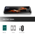 Asawin H5C Rear View Mirror Dashcam 10-Inch IPS Touch Screen 32GB SD Card 1920x1080P Dual Lens