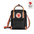 Fjallraven Kanken Rainbow Sling Bag - Unisex, 2.5L, Pastel Lavender/Rainbow, Black-Rainbow, Light Oak-Rainbow