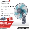 Pisces 1611PRO Kipas Angin Dinding 16 Inci 5 Baling-Baling Teknologi Bearing