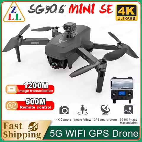 ZLL SG906 MINI SE Drone 4K Profesional HD Camera Dron RC Quadcopter dengan Jarak Pengendalian 1.2KM