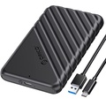 Hộp Đựng Ổ Cứng Orico 25PW1-C3 2.5 Inch Type-C to USB 3.1, Màu Đen