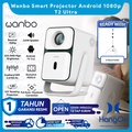 Wanbo T2 Ultra Proyektor Android TV 1080p 500ANSI Lumens Putih
