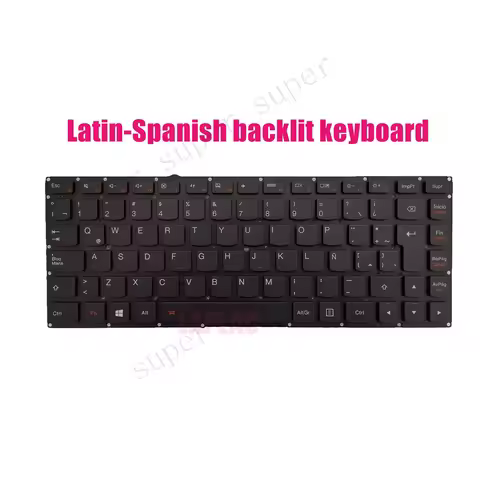 Lenovo MK900 Keyboard Mechanical untuk Laptop Yoga 4 Pro - Hitam/Kelabu